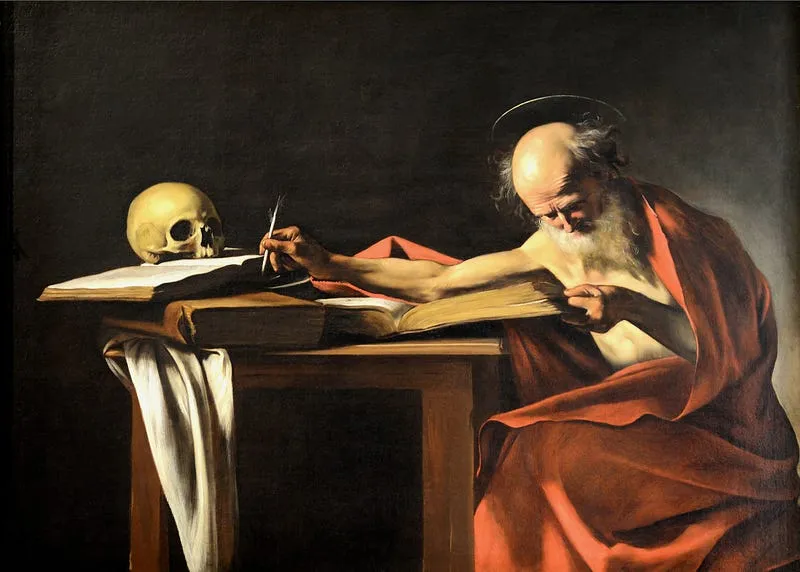 Saint Jerome Writing, by Caravaggio