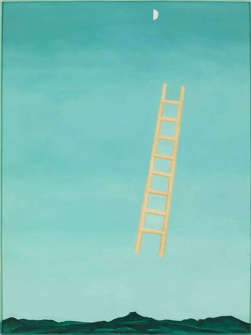 Ladder to the Moon by Georgia O’Keefe