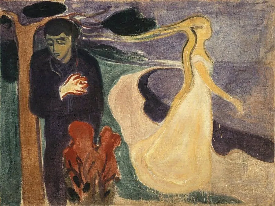 Edvard Munch's painting 'Separation'